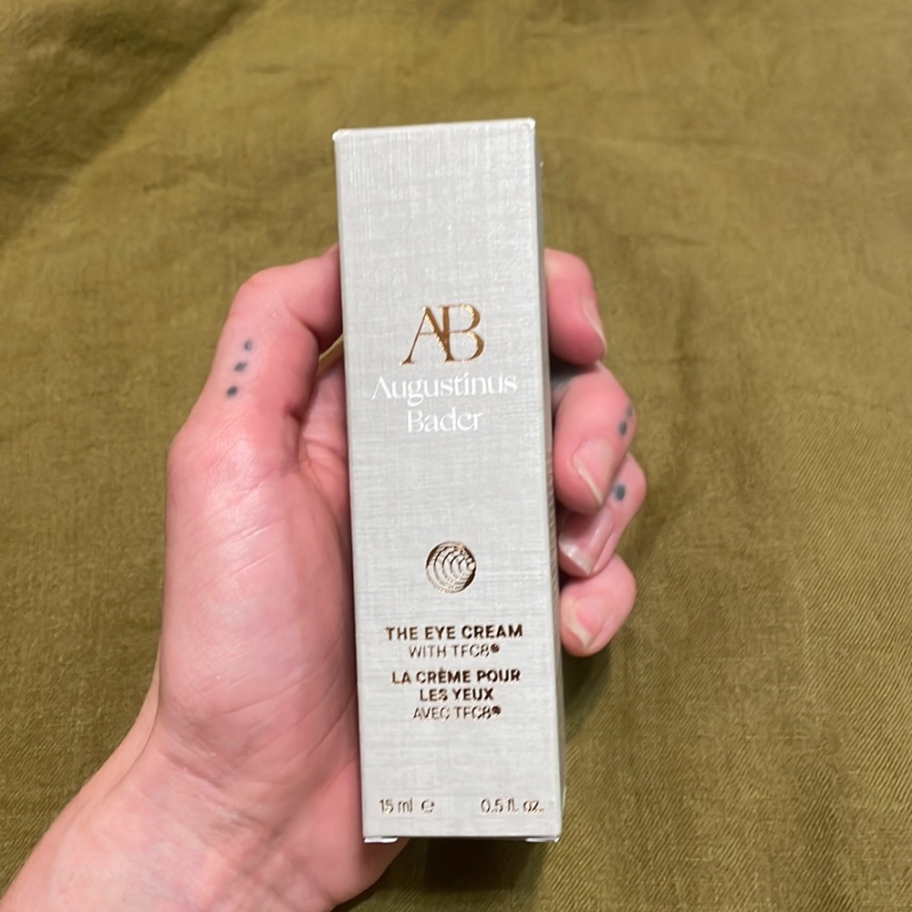 Augustinus Bader Eye Cream Nomad, out of wrapper but never used!